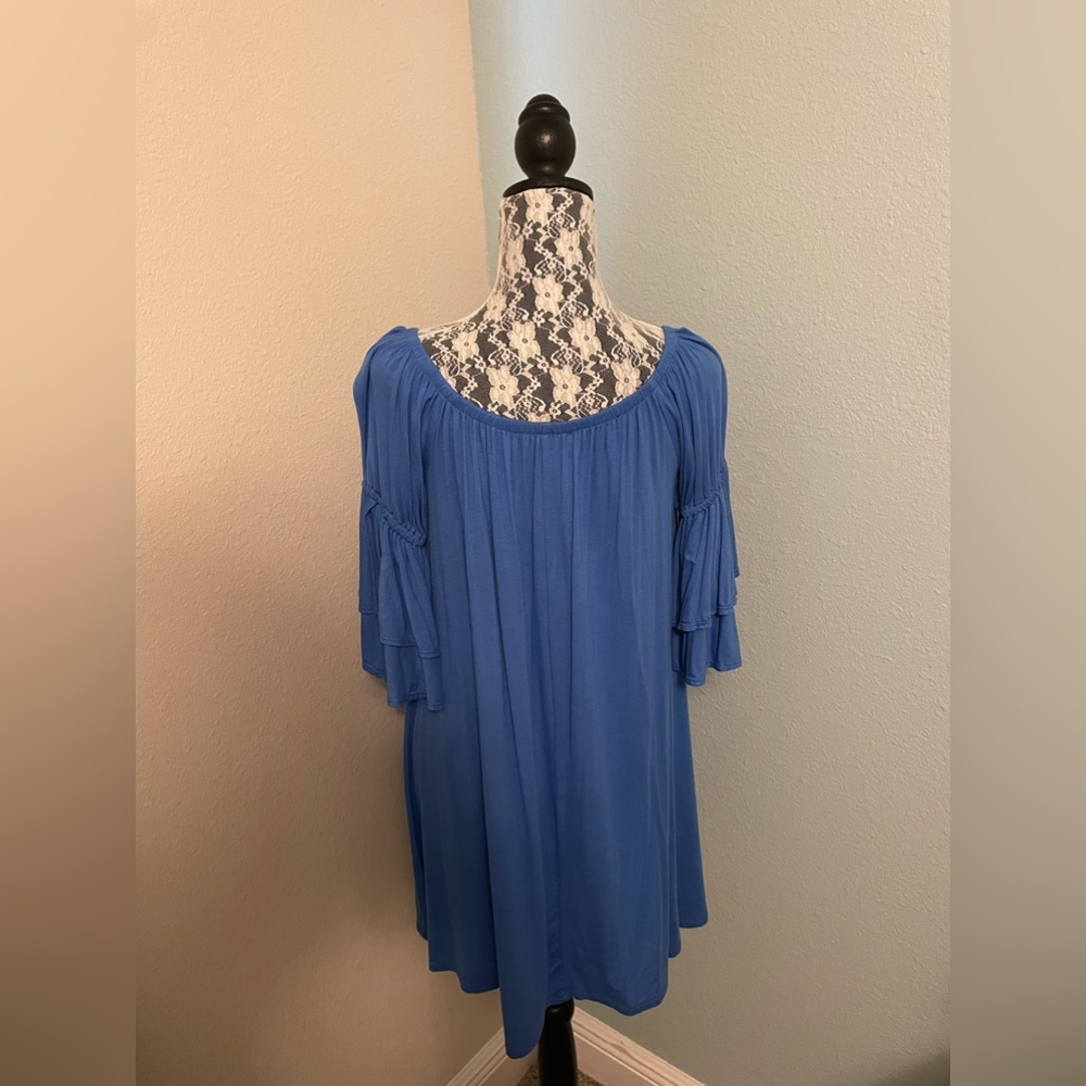 Cotton Bleu babydoll dress, size small